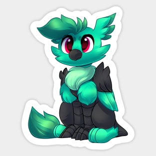 Baja gryphon furry Sticker